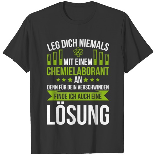 Chemistry lab technician solution gift science T-shirt