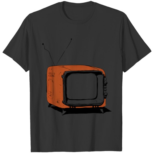 Red old school TV T Shirts