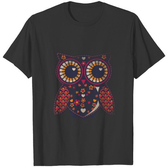 72 Owl art design artist vintage retro abstract T Shirts