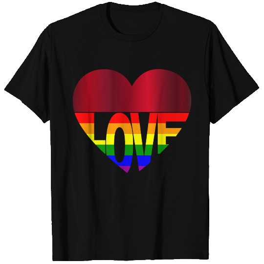 65 MCMLXV LGBT GAY PRIDE RAINBOW FLAG LOVE HEART T Shirts