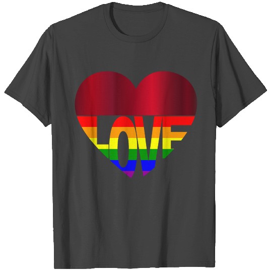 65 MCMLXV LGBT GAY PRIDE RAINBOW FLAG LOVE HEART T Shirts