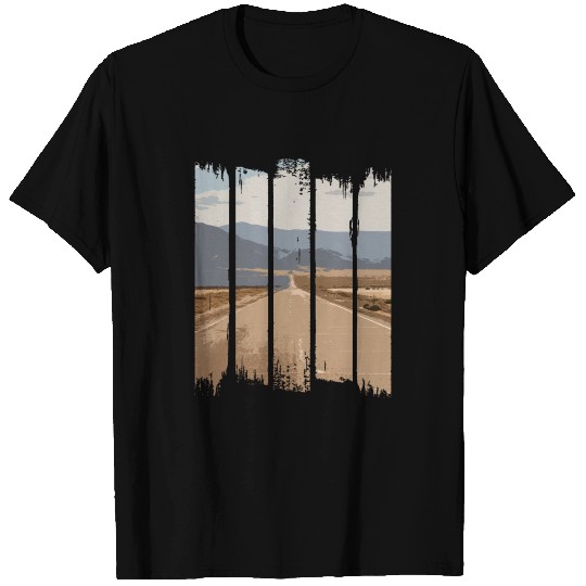 Landscape Mountain Mountaineering Hiking Road Trip T Shirts