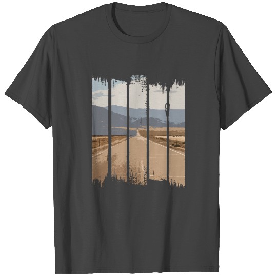 Landscape Mountain Mountaineering Hiking Road Trip T Shirts
