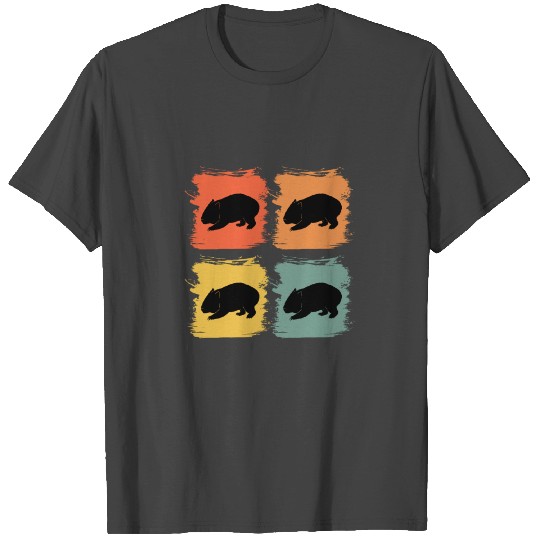 Wombat Retro Pop Art Gift Idea T Shirts