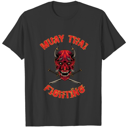 Muay Thai Thai Boxing Oni Demon T-shirt