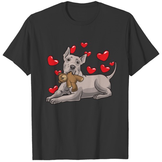 Thai Ridgeback Dog With Stuffed Animal And Hearts T Shirts