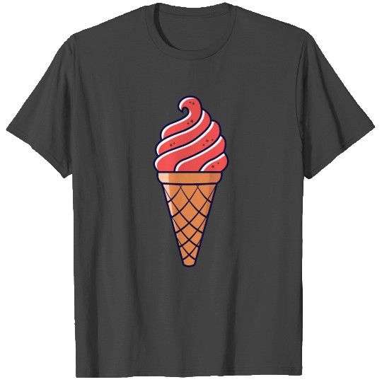 SOFT ICE CREAM ICE CUP WAFFLE ICE CREAM GIFT IDEA T Shirts