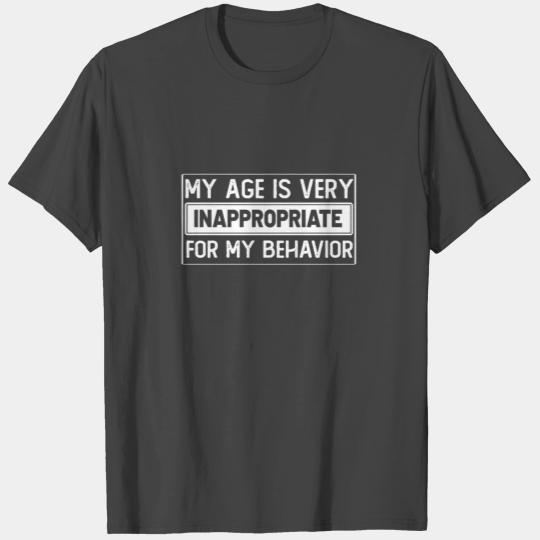 Funny 18th Birthday, immature teenager joke T Shirts