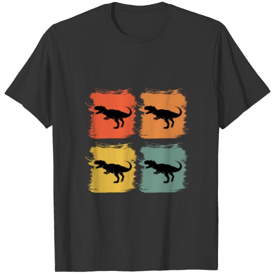 Tyrannosaurus Rex Retro Pop Art Gift Idea T Shirts