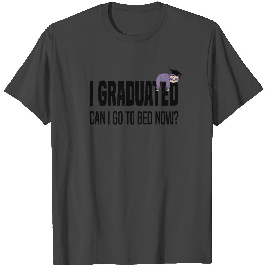 Diplom Sloth Graduation High School Middle School T Shirts