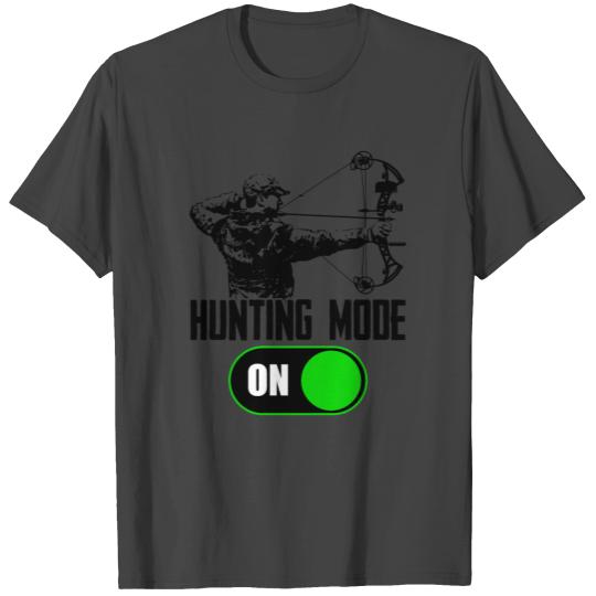 Archery Mode On Hunting Bow Arrow Men Archer Gift T Shirts