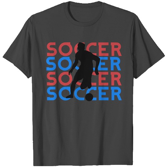 Soccer Dribbling Athletic Football Sporty Team T Shirts