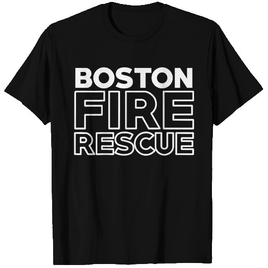 Boston Massachusetts Fire Department Firefighter T Shirts