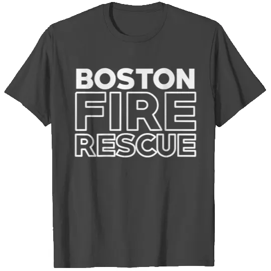 Boston Massachusetts Fire Department Firefighter T Shirts