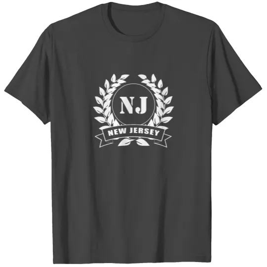 New Jersey Laurel Wreath USA T Shirts