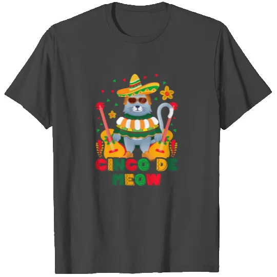 Cinco de Drinko Cinco De Cat T Shirts