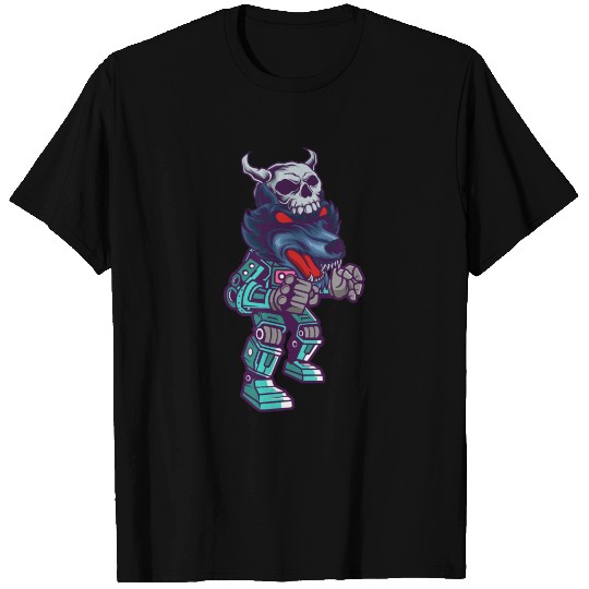 Wolf robot robot machine computer toy T Shirts