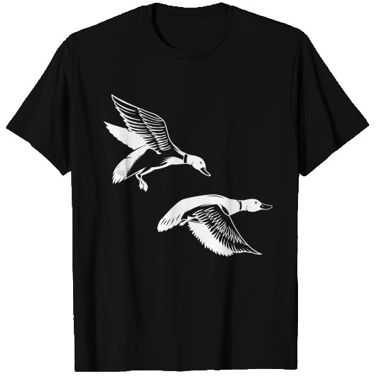 Single Drake Duck Hunting by Committed Waterfowl T Shirts