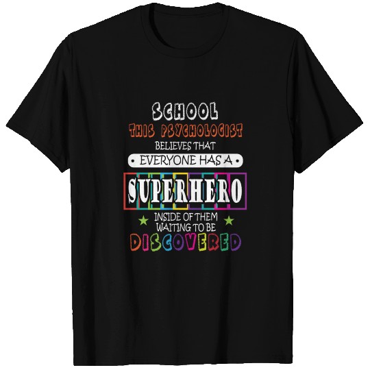 School Psychologist T Shirts Back to school School