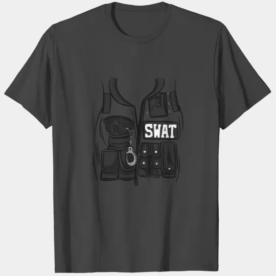 Police vest Swat Team protective vest T Shirts