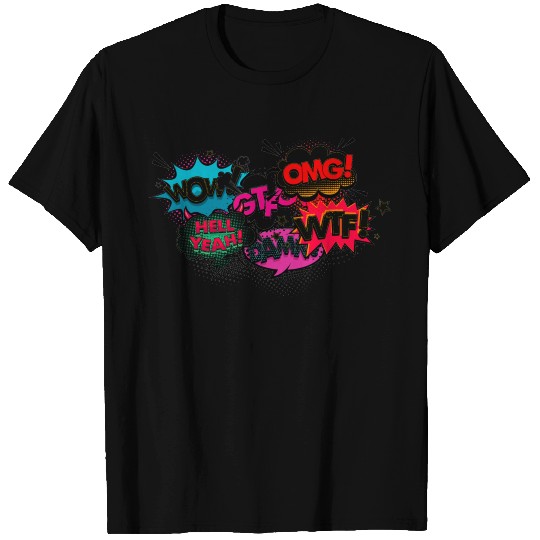 Comics text T Shirts