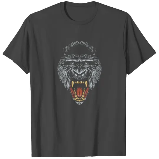 Gorilla Face Silverback Gorilla T Shirts