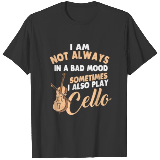 Cello Violoncello Orchestra Cellist Jazz Musician T-shirt