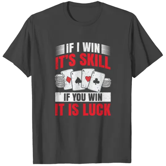 Poker Blackjack Cards Royal Flush Gambling Casino T Shirts