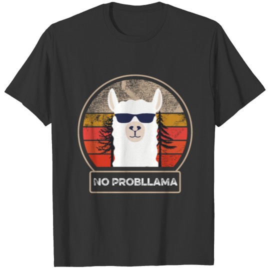 NO PROB-LLAMA - Vintage Llama Alpaca T Shirts