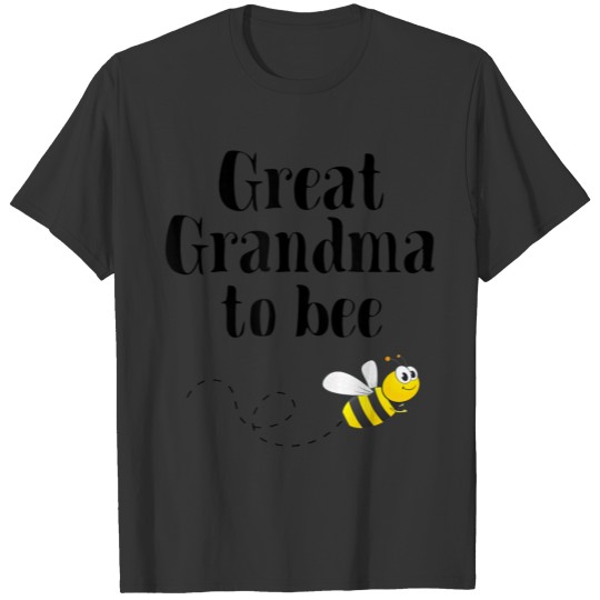 Great Grandma Pregnancy Announcement Gift Bee T Shirts