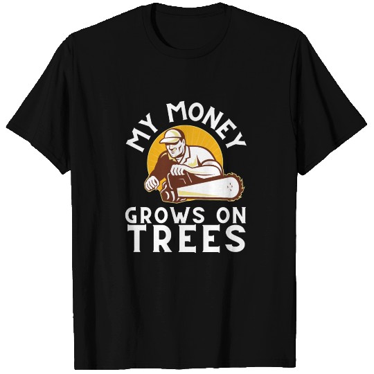 Arborist Woodworker and Chainsaw Tree Climber T Shirts