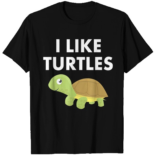 I Like Turtles gigapixel art scale 4 00x T Shirts