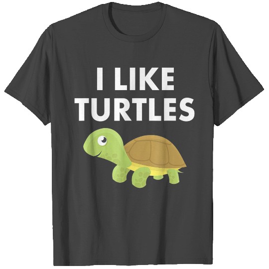 I Like Turtles gigapixel art scale 4 00x T Shirts