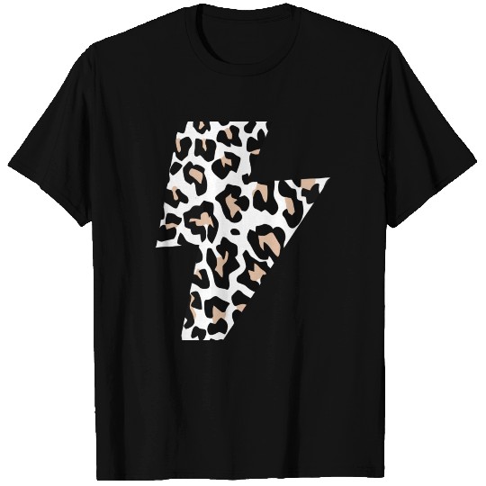 Leopard Lightning Bolt Cheetah Animal Print birthd T Shirts