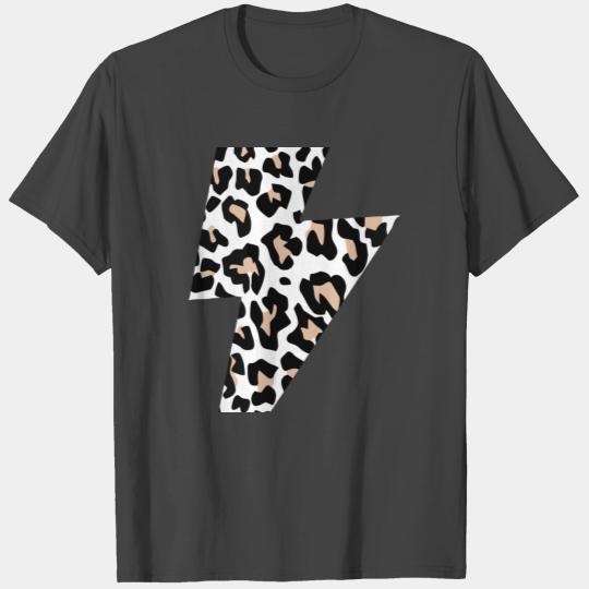 Leopard Lightning Bolt Cheetah Animal Print birthd T Shirts