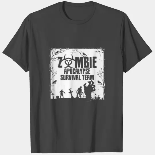 Zombie Apocalypse Survival Team Funny Prepper Gift T Shirts