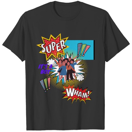 Superhero Baby Shower for Boy Invitation T-shirt