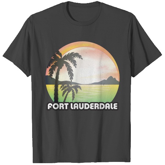 Retro 70s 80s Vintage Fort Lauderdale Florida T Shirts