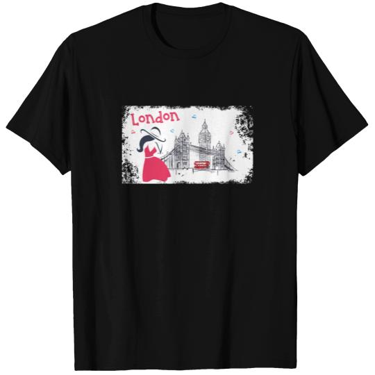 London Tower Bridge United Kingdom Big Ben Gift T Shirts