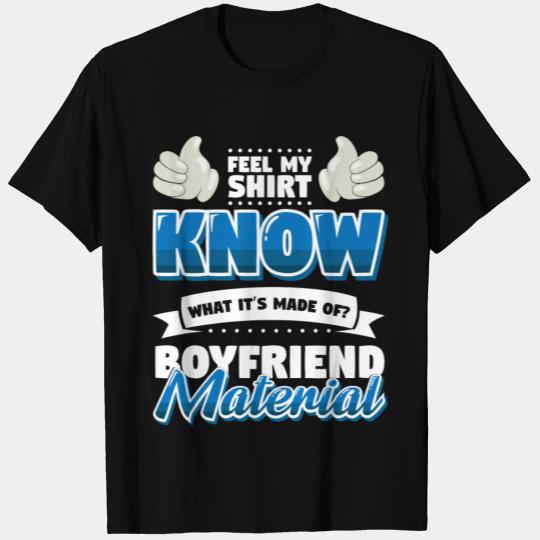 Funny Cheesy Pickup Line Hook Boyfriend Material T Shirts