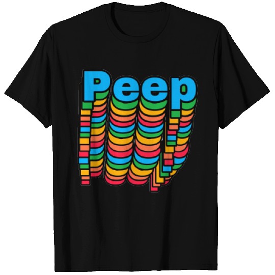 colorful Peep beautiful lil peep name T Shirts