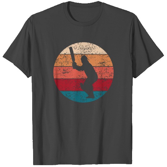 Cricket Players Fans Cricket Gift Retro T Shirts