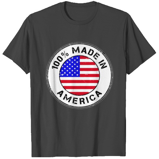 usa-made-in-america-flag-stamp-ringer-T Shirts
