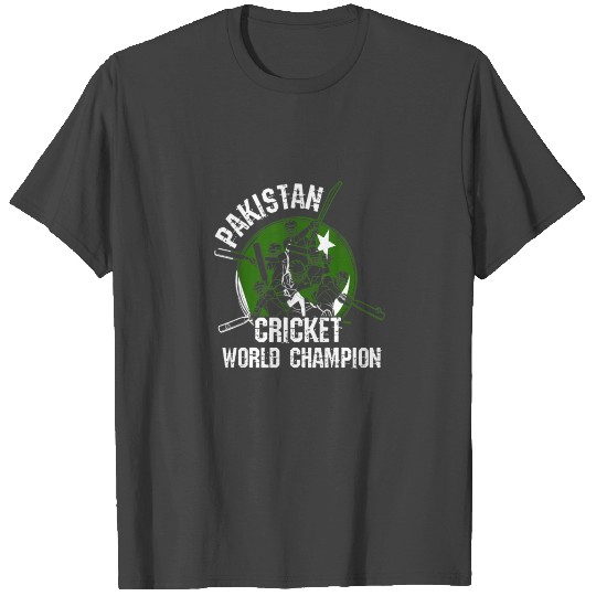 Pakistani Cricket Fans World Champion sport T Shirts
