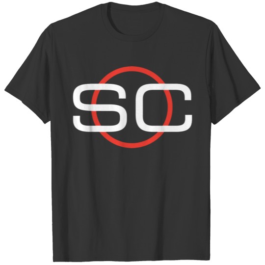 ESPN SportsCenter Red White Circle V1 1772 T Shirts