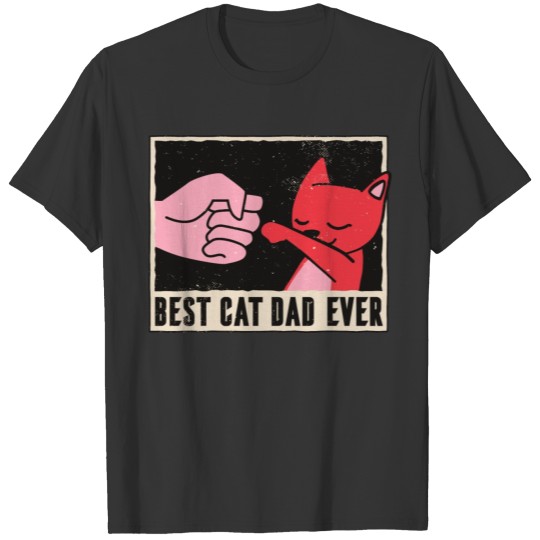 Cat funny cat father cats design T-shirt