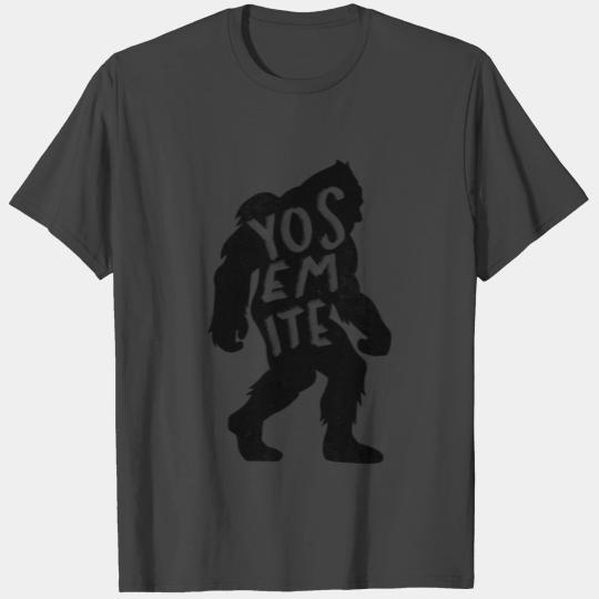 Bigfoot Yosemite National Park T Shirts