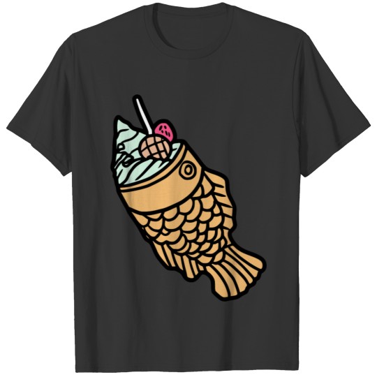 Ice Cream Fish Cone T-shirt