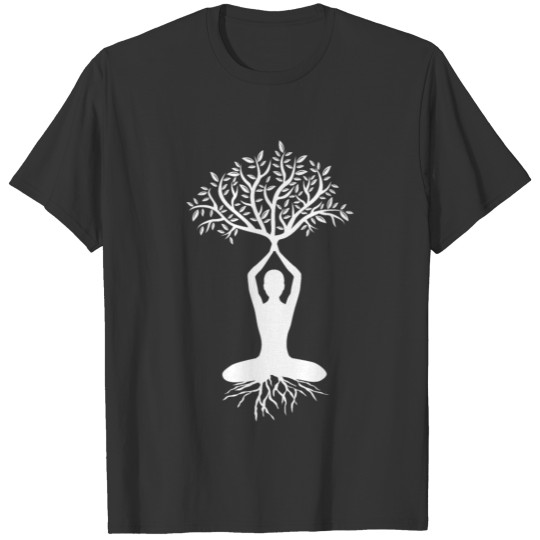 Namaste Mindful Garden Nature Yoga Workout T-shirt