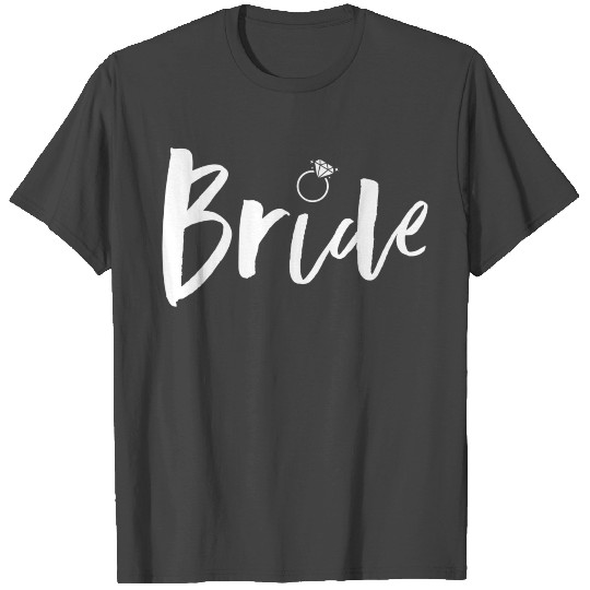 Bride With Ring Grey Gift T Shirts
